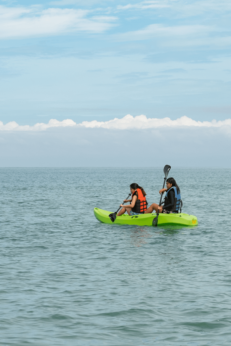 We guarantee a most exciting and enjoyable experience for our guests. Never kayaked before? We have kayaks and safety gears available for rent.